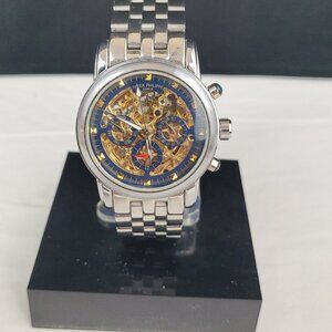 Vintage Patek Philippe Watch REF 39701W Movement Gold Inside Style Luxury Swiss